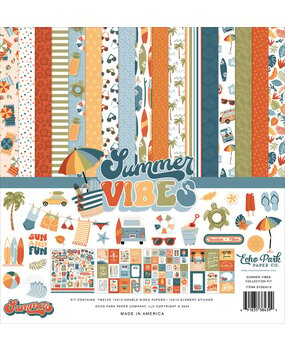 Echo Park Summer Vibes 12x12 Inch Collection Kit (SV365016)