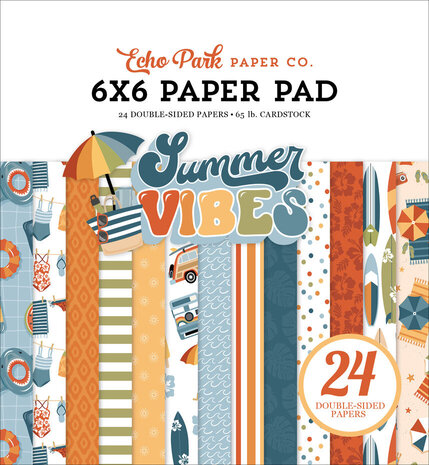 Echo Park Summer Vibes 6x6 Inch Paper Pad (SV365023)
