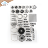 Elizabeth Craft Designs This Lovely Life A5 Clear Stamps Phrases & Dingbats (CS353)