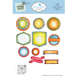Elizabeth Craft Designs This Lovely Life Dies Circles, Banners & Ribbons (2138)