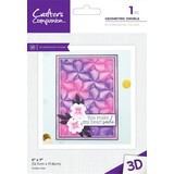 Crafter's Companion Geometric Swirls 3D Embossing Folder (CC-EF5-3D-GESW)