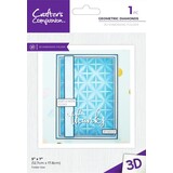 Crafter's Companion Geometric Diamonds 3D Embossing Folder (CC-EF5-3D-GEDI)