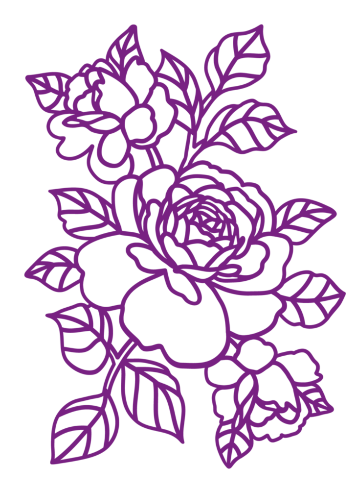 Crafter's Companion Exquisite Rose Masking Stencil (CC-MASK-EXROS) Crafter's Companion Exquisite Rose Masking Stencil (CC-MASK-EXROS)
