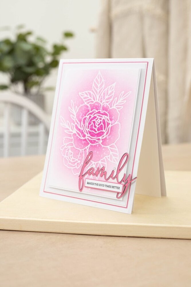 Crafter's Companion Blooming Peonies Masking Stencil (CC-MASK-BLPEO)