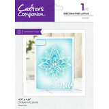 Crafter's Companion Decorative Lotus Masking Stencil (CC-MASK-DELOT)