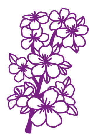 Crafter's Companion Charming Cherry Blossom Masking Stencil (CC-MASK-CHCHB)