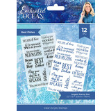Crafter's Companion Enchanted Ocean Clear Stamp Best Fishes (S-EO-CA-ST-BEFI)