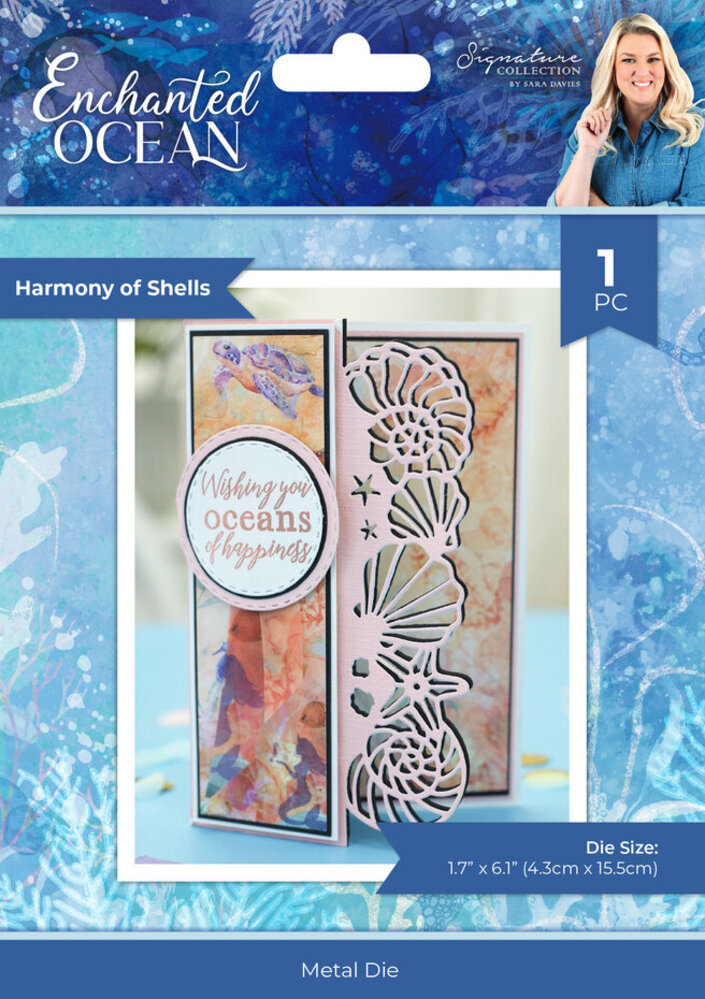 Crafter's Companion Enchanted Ocean Die Harmony of Shells (S-EO-MD-HAOS)
