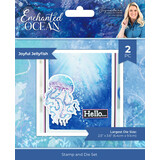 Crafter's Companion Enchanted Ocean Stamp & Die Joyful Jellyfish (S-EO-STD-JOJF)