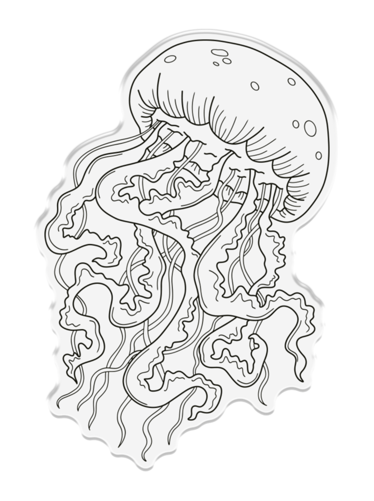 Crafter's Companion Enchanted Ocean Stamp & Die Joyful Jellyfish (S-EO-STD-JOJF) Crafter's Companion Enchanted Ocean Stamp & Die Joyful Jellyfish (S-EO-STD-JOJF)
