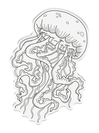 Crafter's Companion Enchanted Ocean Stamp & Die Joyful Jellyfish (S-EO-STD-JOJF) Crafter's Companion Enchanted Ocean Stamp & Die Joyful Jellyfish (S-EO-STD-JOJF)