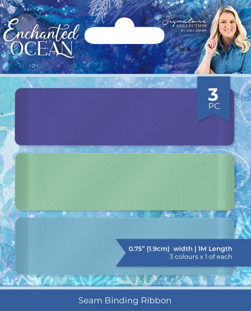 Crafter's Companion Enchanted Ocean Seam Binding Ribbon (S-EO-SBR)