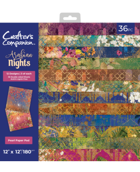 Crafter's Companion Arabian Nights 12x12 Inch Paper Pad (AN-PAD12) Crafter's Companion Arabian Nights 12x12 Inch Paper Pad (AN-PAD12)