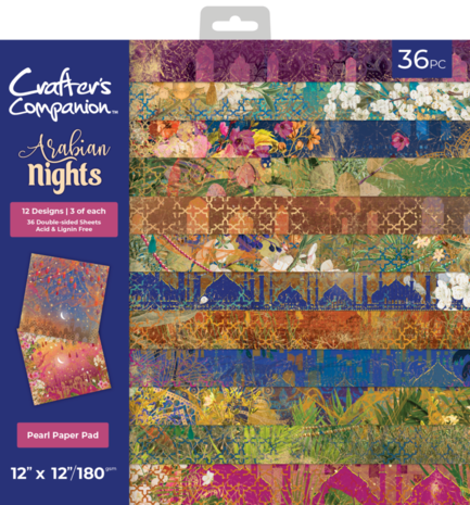 Crafter's Companion Arabian Nights 12x12 Inch Paper Pad (AN-PAD12) Crafter's Companion Arabian Nights 12x12 Inch Paper Pad (AN-PAD12)