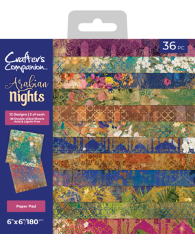 Crafter's Companion Arabian Nights 6x6 Inch Paper Pad (AN-PAD6) Crafter's Companion Arabian Nights 6x6 Inch Paper Pad (AN-PAD6)