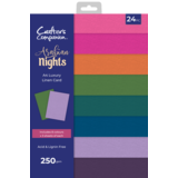 Crafter's Companion Arabian Nights A4 Luxury Linen Card Pack (AN-LINEN-A4)