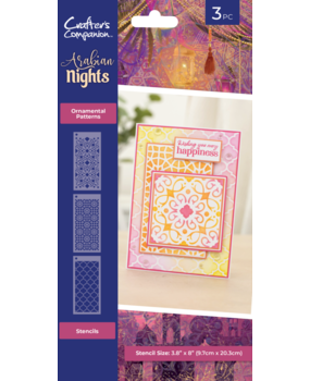 Crafter's Companion Arabian Nights Stencil Set Ornaments Patterns (AN-STEN-ORPA) Crafter's Companion Arabian Nights Stencil Set Ornaments Patterns (AN-STEN-ORPA)