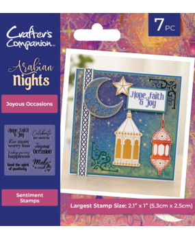 Crafter's Companion Arabian Nights Clear Stamps Joyous Occasions (AN-CA-ST-JOOC) Crafter's Companion Arabian Nights Clear Stamps Joyous Occasions (AN-CA-ST-JOOC)
