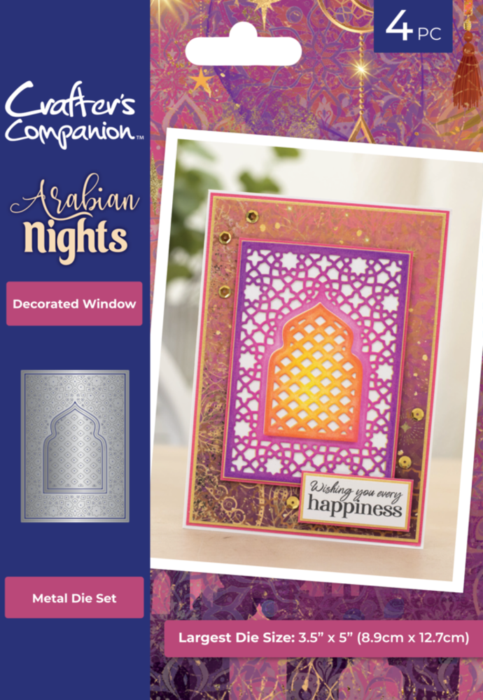 Crafter's Companion Arabian Nights Die Decorated Window (AN-MD-DEWI) Crafter's Companion Arabian Nights Die Decorated Window (AN-MD-DEWI)