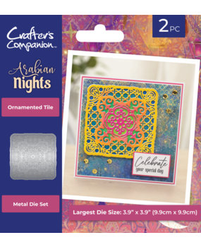 Crafter's Companion Arabian Nights Die Ornamented Tile (AN-MD-ORTI) Crafter's Companion Arabian Nights Die Ornamented Tile (AN-MD-ORTI)
