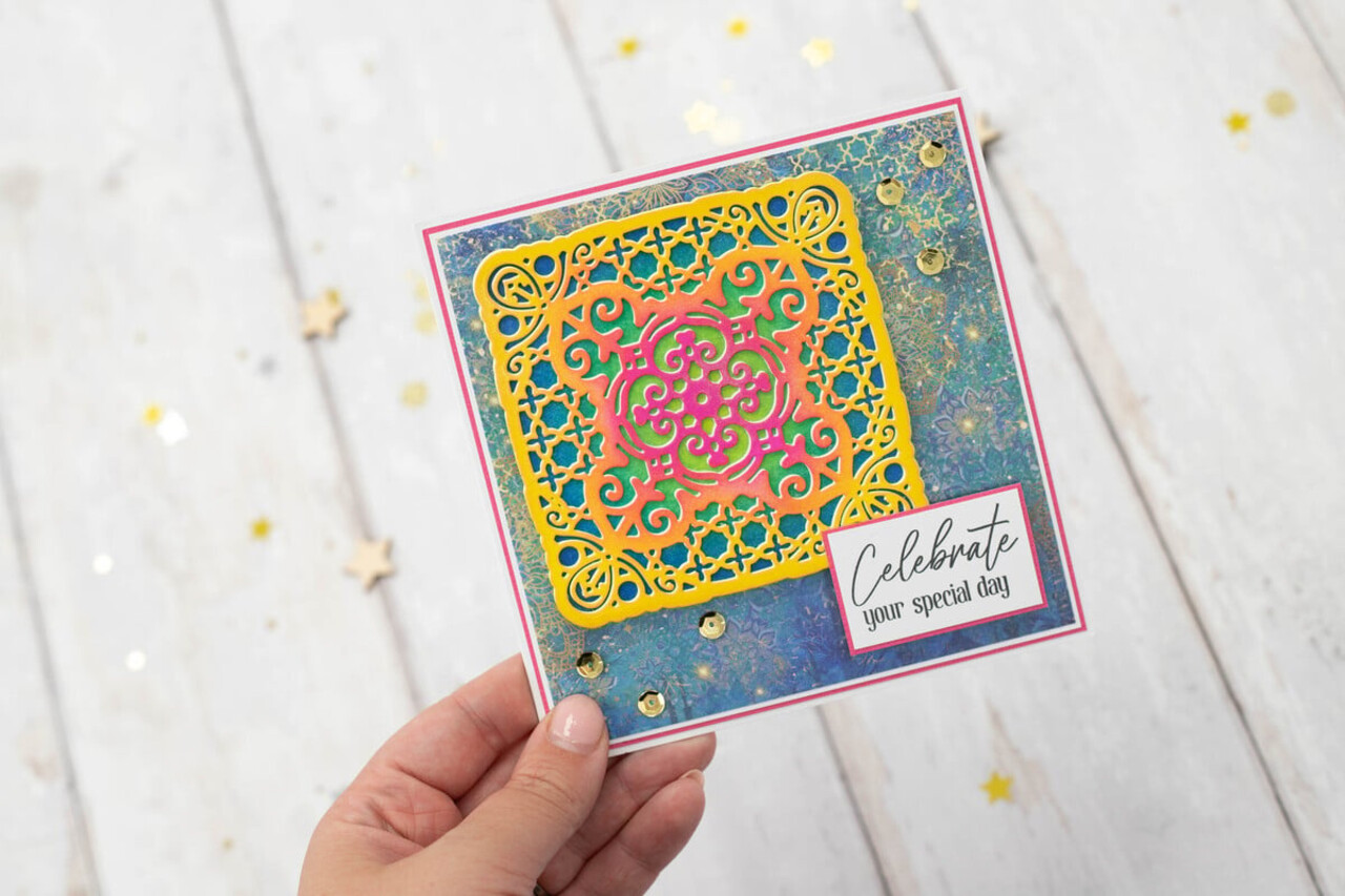 Crafter's Companion Arabian Nights Die Ornamented Tile (AN-MD-ORTI) Crafter's Companion Arabian Nights Die Ornamented Tile (AN-MD-ORTI)