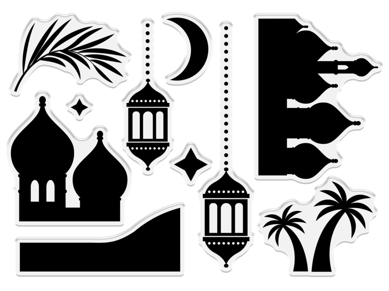 Crafter's Companion Arabian Nights Stamps & Die Magical Window Scene (AN-STD-MWSC)