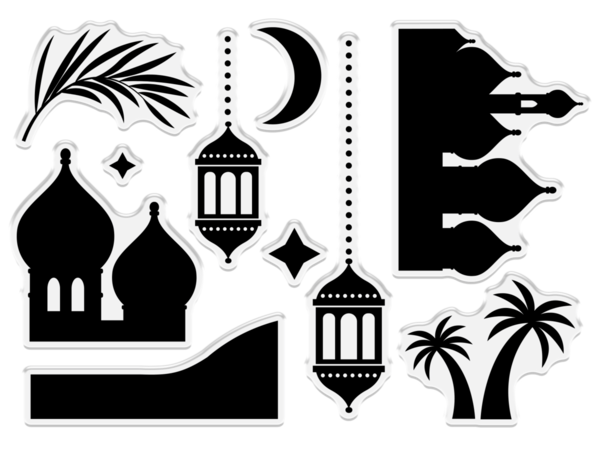 Crafter's Companion Arabian Nights Stamps & Die Magical Window Scene (AN-STD-MWSC)