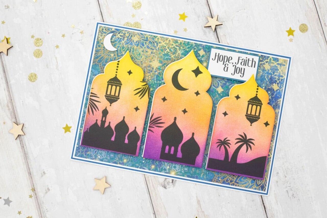 Crafter's Companion Arabian Nights Stamps & Die Magical Window Scene (AN-STD-MWSC)