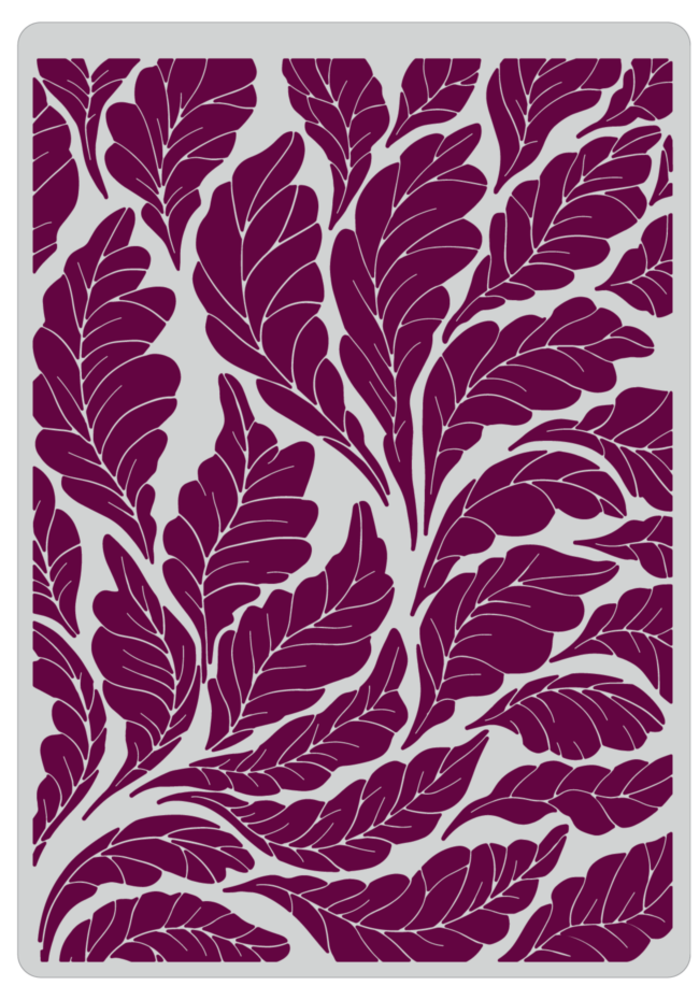 Sheena Bold Florals Embossing Folder Swirling Leaves (SD-ITF-BF-EF5-SL) Sheena Bold Florals Embossing Folder Swirling Leaves (SD-ITF-BF-EF5-SL)