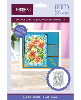 Sheena Bold Florals Clear Stamp Luscious Lillies (SD-ITF-BF-STP-LL) Sheena Bold Florals Clear Stamp Luscious Lillies (SD-ITF-BF-STP-LL)