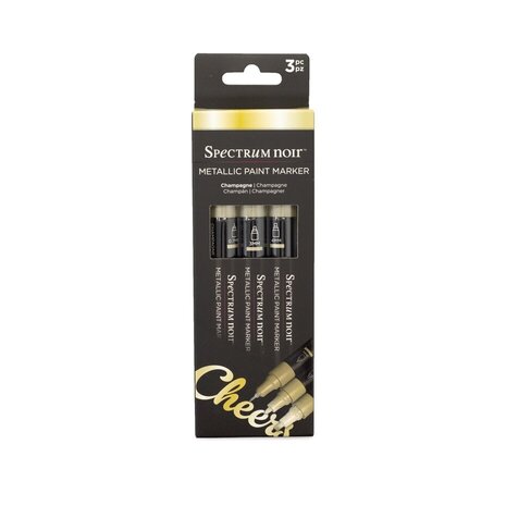 Spectrum Noir Metallic Paint Markers Champagne (MTPM-CHA3) Spectrum Noir Metallic Paint Markers Champagne (MTPM-CHA3)