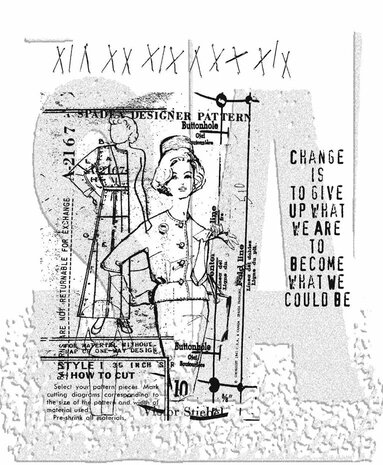 Stampers Anonymous Cling Stamps Pattern Pieces (CMS012) Stampers Anonymous Cling Stamps Pattern Pieces (CMS012)