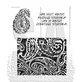 Stampers Anonymous Cling Stamps Paisley Prints (CMS011)
