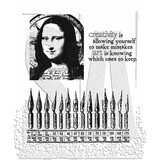 Stampers Anonymous Cling Stamps Mona's Sketchbook (CMS010)