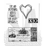 Stampers Anonymous Cling Stamps From the Heart (CMS006)