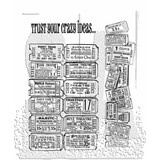 Stampers Anonymous Cling Stamps Admit One (CMS003)