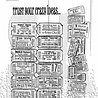 Stampers Anonymous Cling Stamps Admit One (CMS003) Stampers Anonymous Cling Stamps Admit One (CMS003)