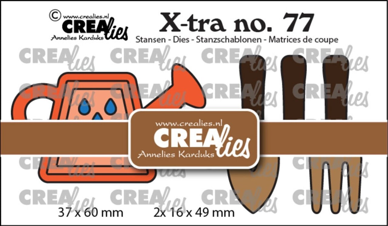 Crealies X-tra Dies Gieter & Tuingereedschap (CLXtra77) Crealies X-tra Dies Gieter & Tuingereedschap (CLXtra77)