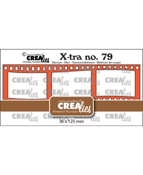 Crealies X-tra Dies Filmstrip Golvend Horizontaal (CLXtra79)