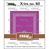 Crealies X-tra Dies Kiekeboe Vierkant (CLXtra83)