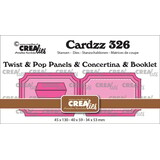 Crealies Cardzz Dies Concertina & Booklet A3 (CLCZ326)
