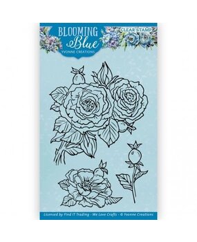 Yvonne Creations Blooming Blue Clear Stamp Set Rosehip (YCCS10081) Yvonne Creations Blooming Blue Clear Stamp Set Rosehip (YCCS10081)