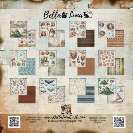 Bella Luna Crafts Aloha Die Cuts 8x8 Inch Collection Pack (BLC-0045/R) Bella Luna Crafts Aloha Die Cuts 8x8 Inch Collection Pack (BLC-0045/R)