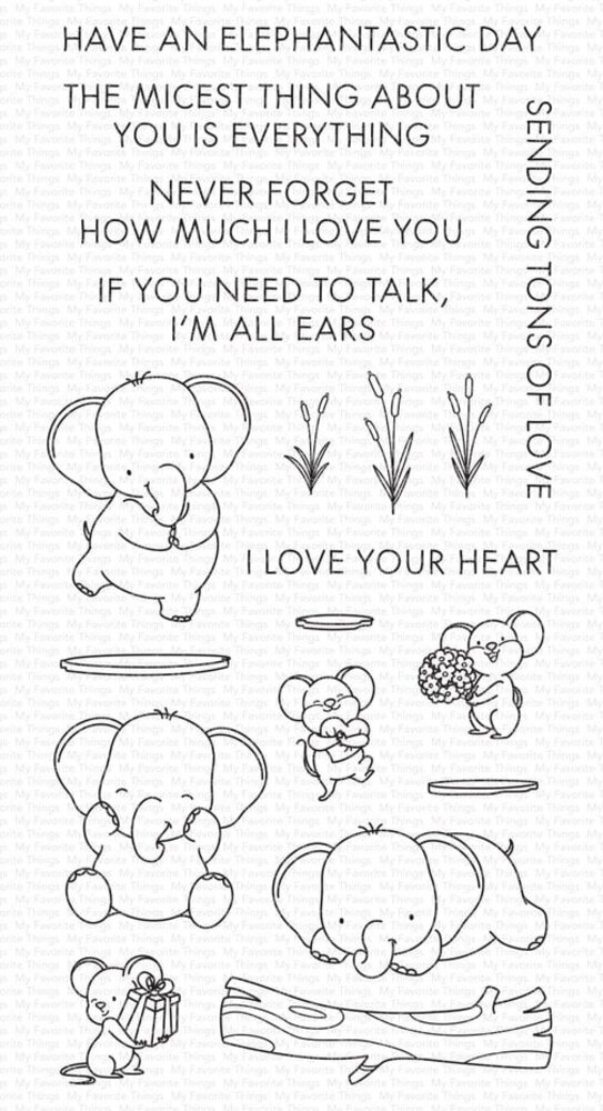 My Favorite Things Ear for You Clear Stamps (YUZU-030) My Favorite Things Ear for You Clear Stamps (YUZU-030)
