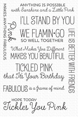 My Favorite Things Tickled Pink Clear Stamps (LLD-103) My Favorite Things Tickled Pink Clear Stamps (LLD-103)