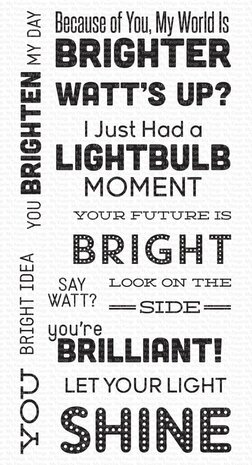 My Favorite Things Watt's Up? Clear Stamps (LLD-106) My Favorite Things Watt's Up? Clear Stamps (LLD-106)