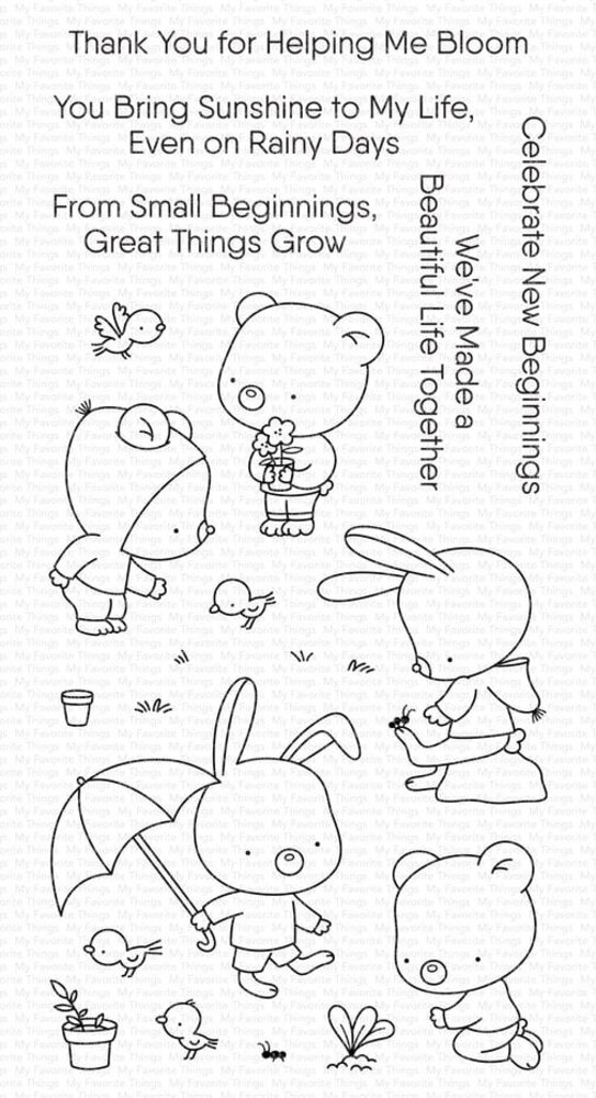 My Favorite Things You Bring Sunshine Clear Stamps (CS-862)