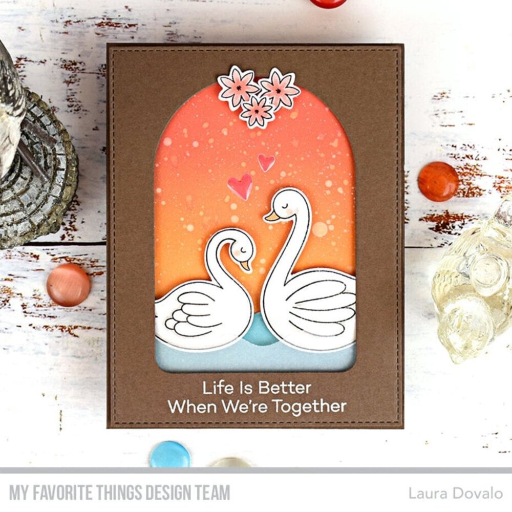 My Favorite Things Tranquil Swans Clear Stamps (CS-863) My Favorite Things Tranquil Swans Clear Stamps (CS-863)