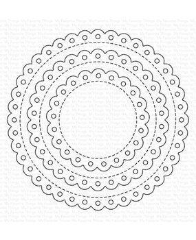 My Favorite Things Die-namics Stitched Eyelet Lace Circle STAX (MFT-2742) My Favorite Things Die-namics Stitched Eyelet Lace Circle STAX (MFT-2742)