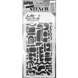 Stampers Anonymous Tim Holtz Cutout Shapes 1 Layering Stencil (THS175)